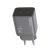 SHAZA Nexa Serisi Çift Çıkışlı Type-C to Type-C 45W Şarj Adaptörü