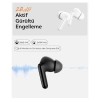 Spigen Audio TWS S10 Bluetooth Kablosuz Kulaklık - ANC Aktif Gürültü Engelleme + ENC 6 Mikrofon - 10mm Sürücü - 30 Saat Pil - iOS & Android EQ App Şeffaf & Gaming Mod iPX4 White