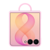 Samsung Galaxy Z Flip8 Silikon Yüzüklü Magnet Kılıf - Pembe