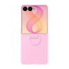 Samsung Galaxy Z Flip8 Silikon Yüzüklü Magnet Kılıf - Pembe
