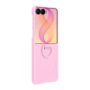Samsung Galaxy Z Flip8 Silikon Yüzüklü Magnet Kılıf - Pembe