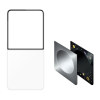 Samsung Galaxy Z Flip8 Silikon Yüzüklü Magnet Kılıf - Siyah