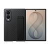 Samsung Galaxy Z Fold8  Standlı Karbon Kılıf - Siyah