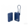 SHAZA 10.000 Mah 22.5W Dijital Göstergeli Magsafe Powerbank Mavi
