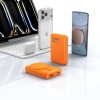 SHAZA 10.000 Mah 22.5W Dijital Göstergeli Magsafe Powerbank Turuncu