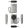 SHAZA 10.000 Mah 22.5W Magsafe Taşınabilir Standlı Şarj Cihazı Beyaz