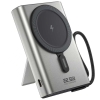 SHAZA 10.000 Mah 22.5W Magsafe Taşınabilir Standlı Şarj Cihazı Beyaz