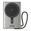 SHAZA 10.000 Mah 22.5W Magsafe Taşınabilir Standlı Şarj Cihazı Beyaz