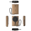 SHAZA 10.000 Mah 22.5W Magsafe Taşınabilir Standlı Şarj Cihazı Gold