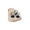 SHAZA Safir Kamera Lens Koruyucu 14 Pro/ 14 Pro Max Gold