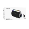 SHAZA Taşınabilir Bluetooth  Mikrofonlu Hoparlör - 250W Ses Çıkışı Siyah