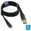 SHAZA Usb-A To Lightning 5A 100W Örgülü Hızlı Şarj ve Data Kablosu