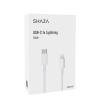 Shaza USB C- Lightning 1M 27W Destekli Şarj ve Data Kablosu SG2002L/WT