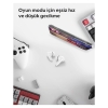 Spigen Audio TWS S10 Bluetooth Kablosuz Kulaklık - ANC Aktif Gürültü Engelleme + ENC 6 Mikrofon - 10mm Sürücü - 30 Saat Pil - iOS & Android EQ App Şeffaf & Gaming Mod iPX4 White