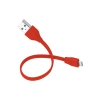 Trust 20141 Flat Mikro USB Kablo 20 cm,Kırmızı
