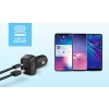 Trust Qmax 30W Ultrafast Usbc & Usb Car Charger With Pd3.0 Tru23560