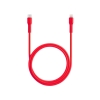 Ttec USB-C - Lightning Hızlı Şarj Kablosu 120cm Neon Kırmızı
