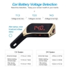V1 CAR FM Verici Mikrofonlu ve USB'li FM Verici Araba