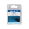 Valueline Ses Adaptörü 3,5 Mm Erkek  2,5 Mm Kalın Siyah