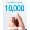 Anker 322 PowerLine USB-C to USB-C Örgülü Kablo 3ft/0.9m 60W - USB-IF - Beyaz - A81F5 (Anker Türkiye Garantili)