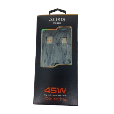Auris ARS-CB51 45w Usb İphone Kablo Şeffaf Işıklı
