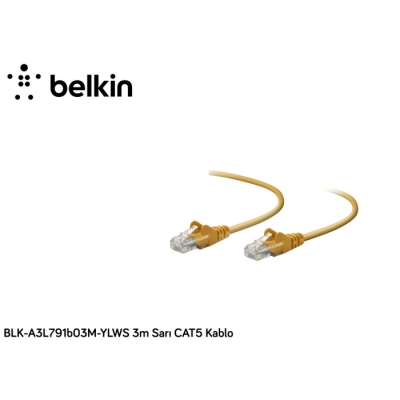 Belkin Blka3L791B03Mylws 3M Cat5 Kablo,Yeşil