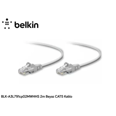 Belkin Blka3L791Cp02Mwhhs 2M Cat5 Kablo,Beyaz