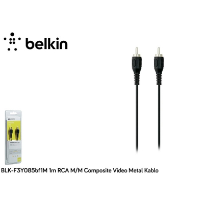 Belkin Blkf3Y085Bf1M 1M Rca Mm Composite Video Metal Kablo