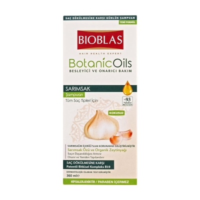 Bioblas Botanic Oils - Kokusuz Sarımsak Şampuanı