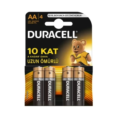 Duracell Alkalin Aa Kalem Piller 4’Lü Paket