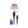 Elba ELB-2701 27w Usb-a To Type-c 1mt Siyah Örgülü Şarj Kablosu 480Mps Hızlı Şarj