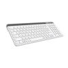 Everest KB-BT90 Beyaz-Gri Bluetooth+ 2.4Ghz Q Mac-Win-Android-Ios Uyumlu Kablosuz klavye