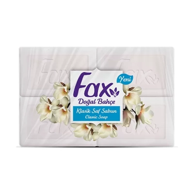  Fax Klasik 4 Adet Beyaz Kalıp Sabun 600Gr