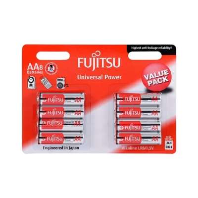 Fujitsu Universal Power Lr06 Alkaline Kalem Aa Size Pil 8Li Blister