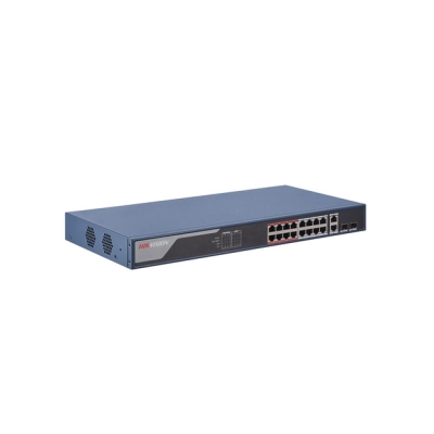 Hikvision DS-3E1318P-EI 16 Port Fast Ethernet Smart POE Switch