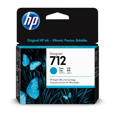 HP 3ED67A 712 29-ml Cyan DesignJet Ink Cartridge