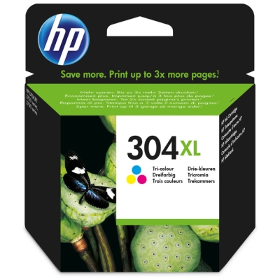 HP N9K07AE CMY Mürekkep Kartuş (304XL)