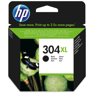 HP N9K08AE Black Mürekkep Kartuş (304XL)