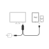 Hytech HY-XO51 Siyah-Gri USB-F to HDMI 1m Mobil Telefon Uyumlu Kablo
