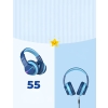 iClever BTH12 Çocuk Bluetooth Kulaklık -Mavi