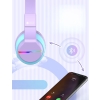 iClever BTH12 Çocuk Bluetooth Kulaklık -Mor
