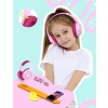 iClever BTH18 LED Işıklı Çocuk Bluetooth Kulaklık -Pembe