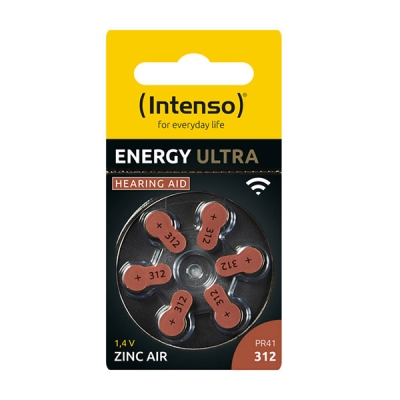 Intenso Energy Ultra Hearing Aid A312 6 Adet