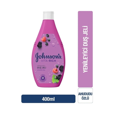 Johnsons Vita-Rich Ahududu Özlü Yenileyici Duş Jeli 400 ml