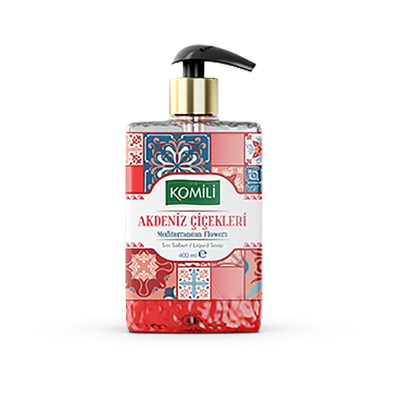 Komili Premium Sıvı Sabun 400 Ml,Akdeniz Çiç