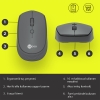 Lecoo WS202 Kablosuz 1200DPI 4 Tuşlu Optik Mouse Gri