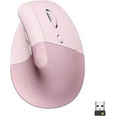 Logitech 910-006478 Lift Kablosuz Ergonomik Dikey Rose Mouse