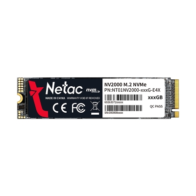Netac NV2000 PCIe 3 x4 M.2 2280 NVMe 3D NAND SSD 256GB, R/W up to 2500/1000MB/s