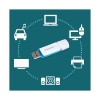 Philips FM16FD75B/97 16 Gb Usb 3.0 Snow Mavi Flash Driver Bellek