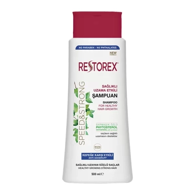 Restorex Speed&Strong Saç Dökülmesine Karşı Ekstra Direnç Şampuan 500 Ml